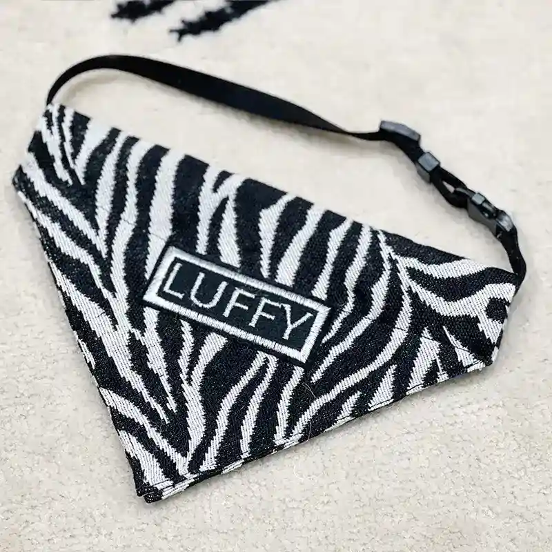 Bandana Personalizzata per Cani con Nome Fantasia Zebrata - immagine 8