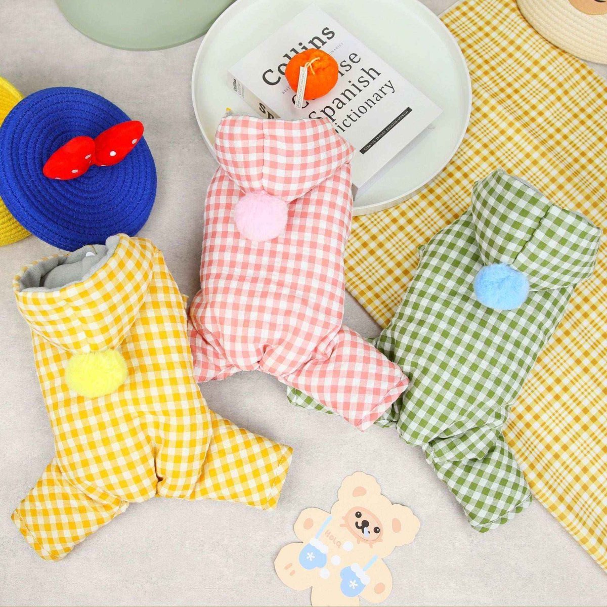 Cappottino per Cani Fantasia "Vichy" – Stile e Comfort per le Passeggiate Invernali - immagine 4