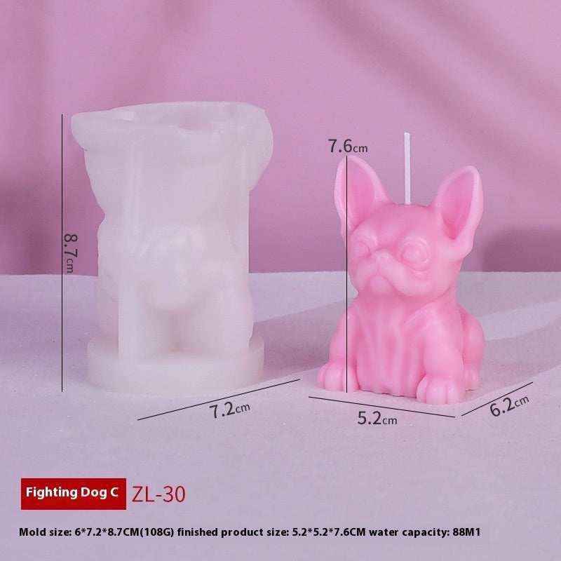 Candela Bulldog Decorativa – Idea Regalo per Amanti dei Cani - immagine 8