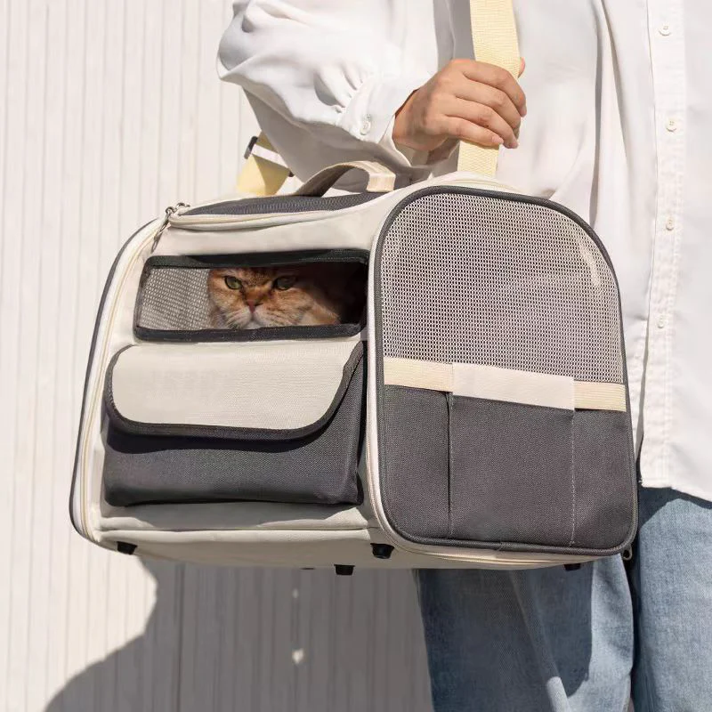 Trasportino Gatti Apertura Superiore Doppio Ingresso - immagine 7