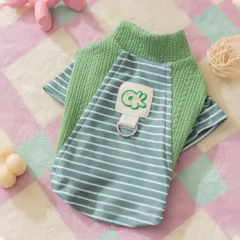 Maglie a Righe per Cani con Anello Pettorina - OK Style - immagine 8