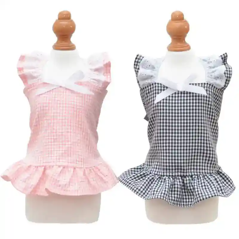 Vestito per Barboncino Toy con Fiocchetto - Modello Ribbon, Eleganza e Comfort - immagine 2
