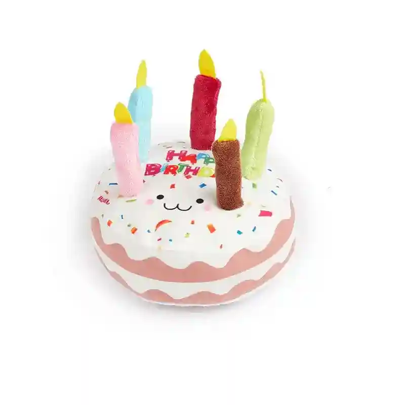Gioco Torta Sonoro per Cani con Candeline - Peluche - immagine 8