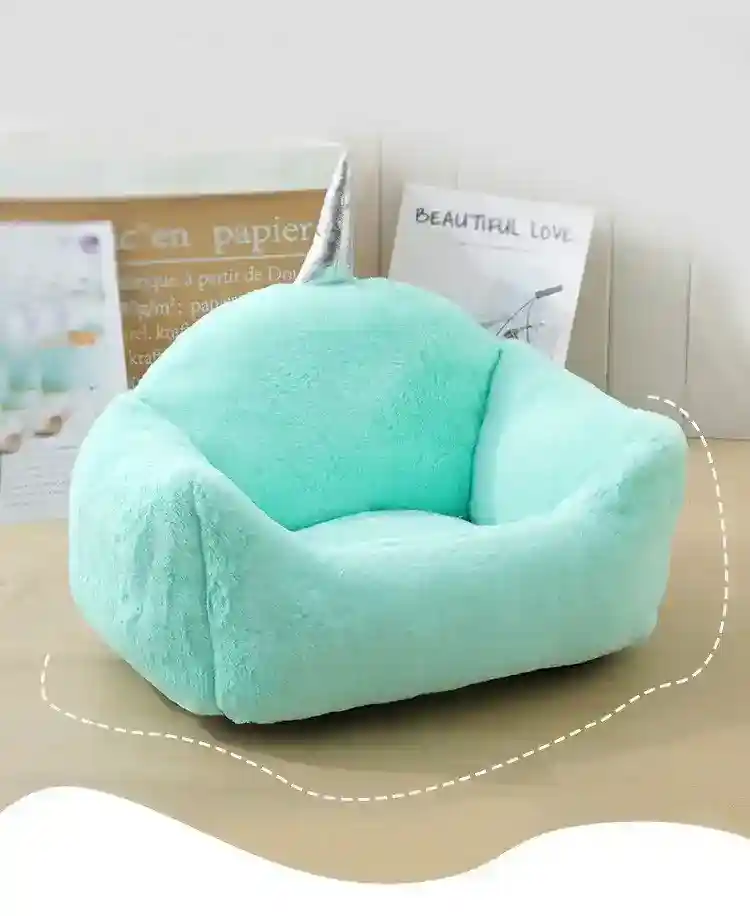 Cuccia Unicorno per Cani e Gatti - Morbido Pile Imbottito - immagine 3