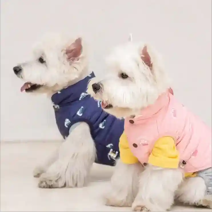 Cappottino Impermeabile Double Face Rice per Cani e Gatti - immagine 6