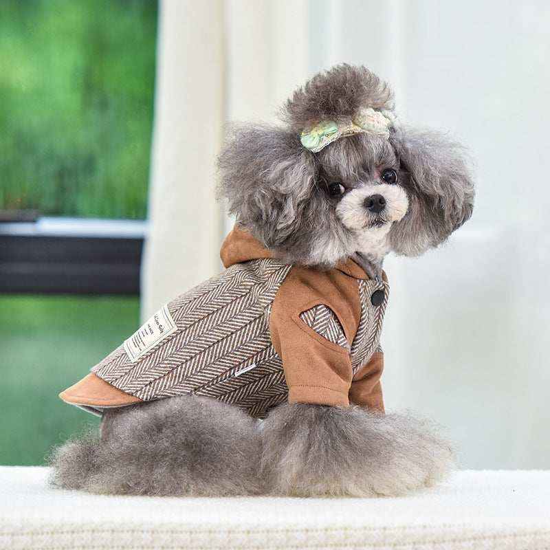 Cappottino Scamosciato per Maltese "Monaco" Elegante e Caldo - immagine 3