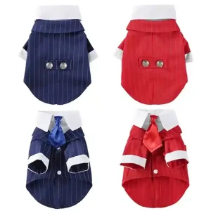 Vestitino da cerimonia per cani con cravattina "Clio"