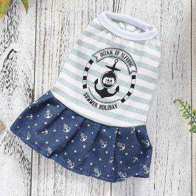 Vestito per cani "Ocean" con gonnellina e stile principessa | DogModa - immagine 5