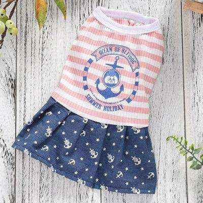 Vestito per cani "Ocean" con gonnellina e stile principessa | DogModa