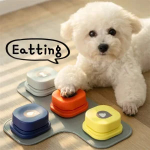 4 Colors Pet Communication Button One-click Prevent Physical Inactivity Recordable Dog Talking Button Toy Cat Toy Pet Products