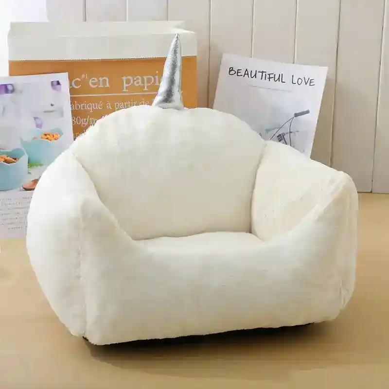 Cuccia Unicorno per Cani e Gatti - Morbido Pile Imbottito - immagine 2