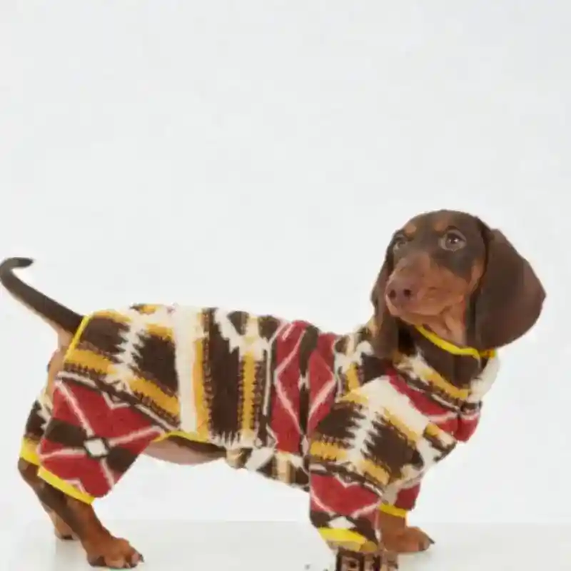 Dog Autumn And Winter Warm Thick Four-legged Pet Clothing - immagine 2