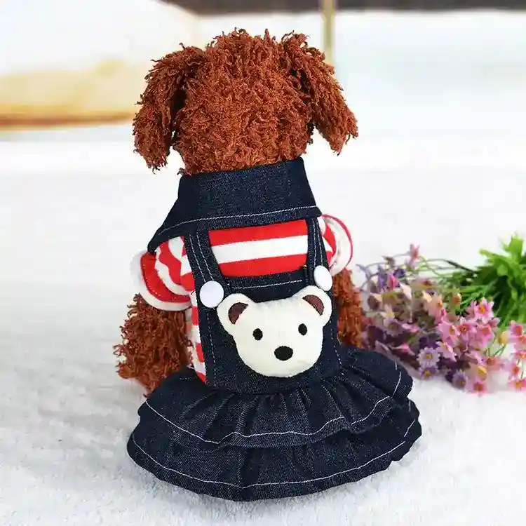 TeddyStyle - Vestitino Elegante per Cani con Salopette o Gonnellina - immagine 7