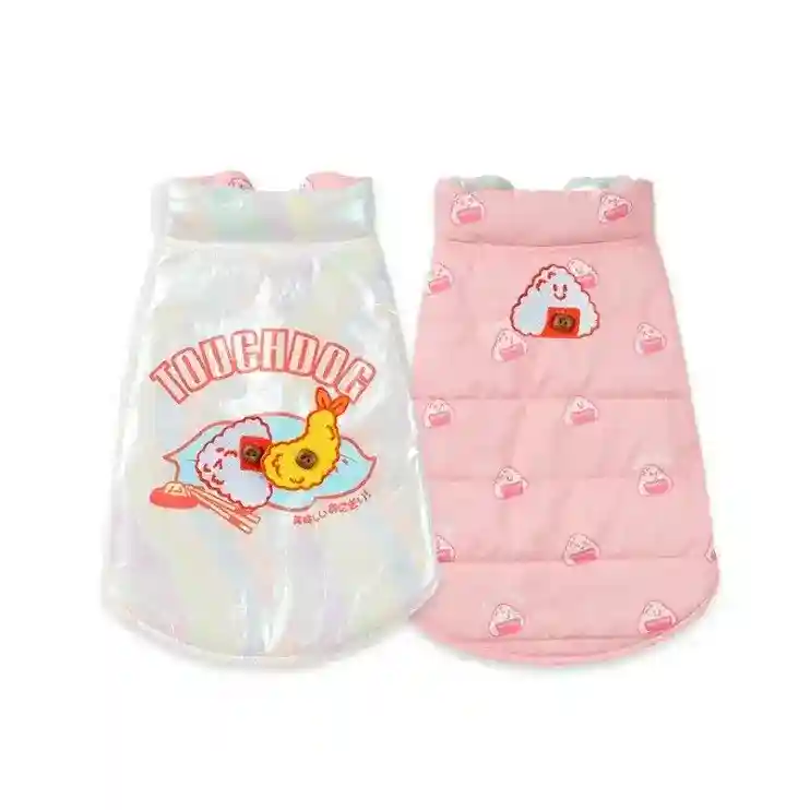 Cappottino Impermeabile Double Face Rice per Cani e Gatti - immagine 8