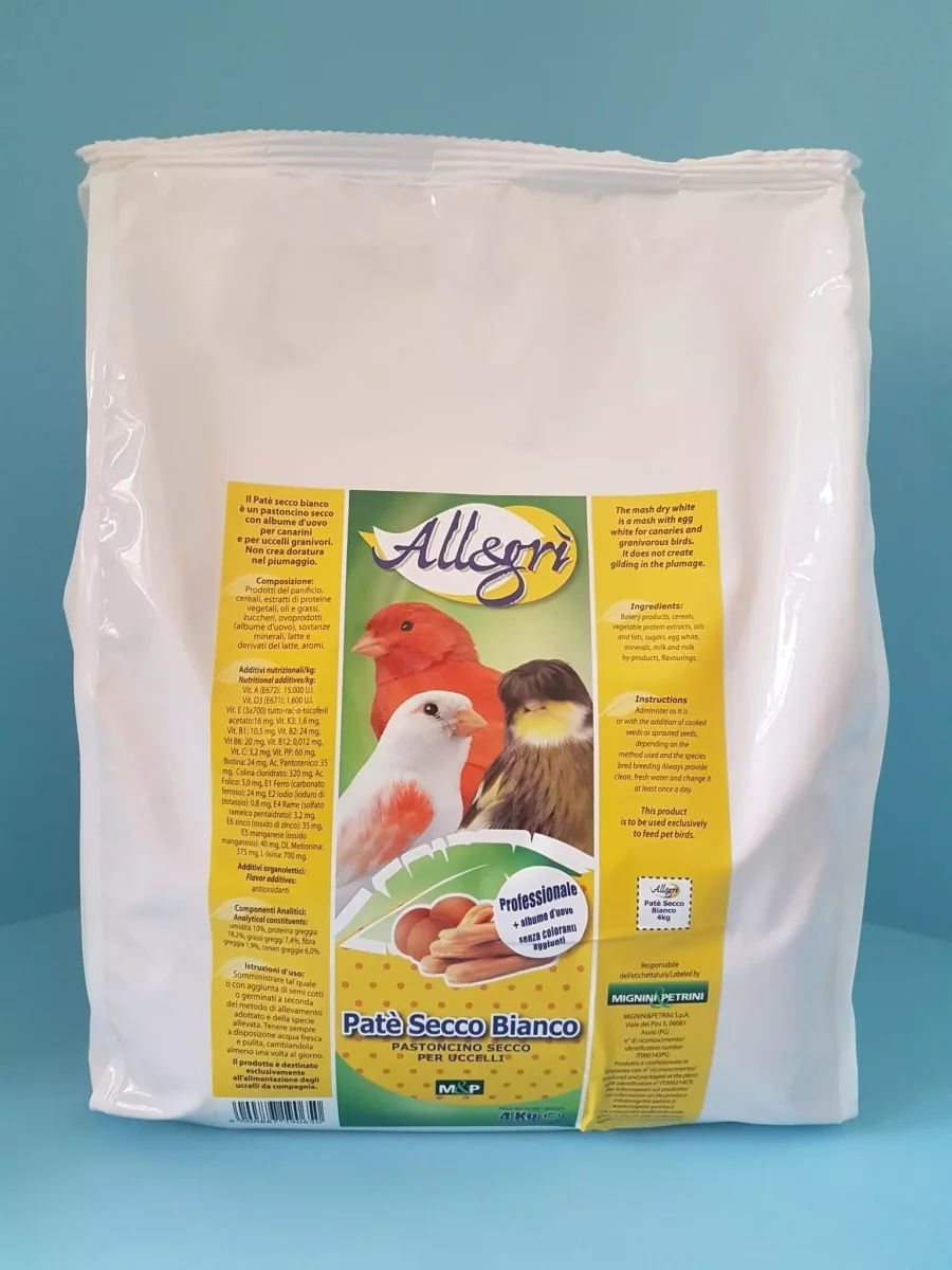 ALLEGRì | Patè secco bianco (busta da 4 kg) - immagine 2