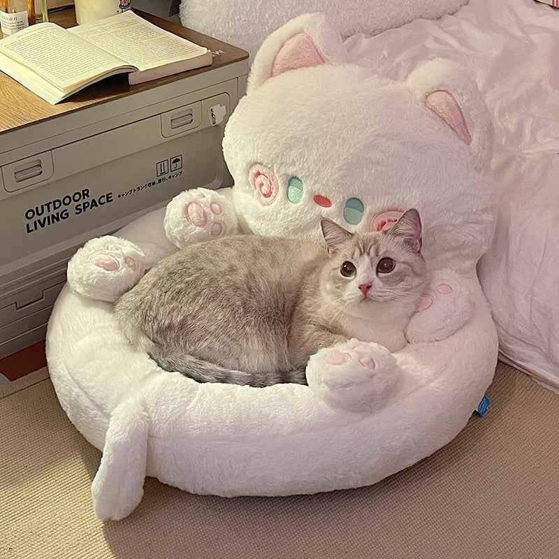 Cuccia a Tema per Gatti - Alberello, Divanetto e Gattino