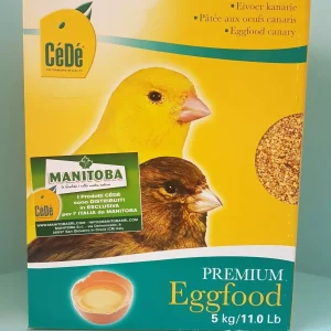 CéDé | Pastoncino secco con uovo per canarini (confezione da 5 kg)
