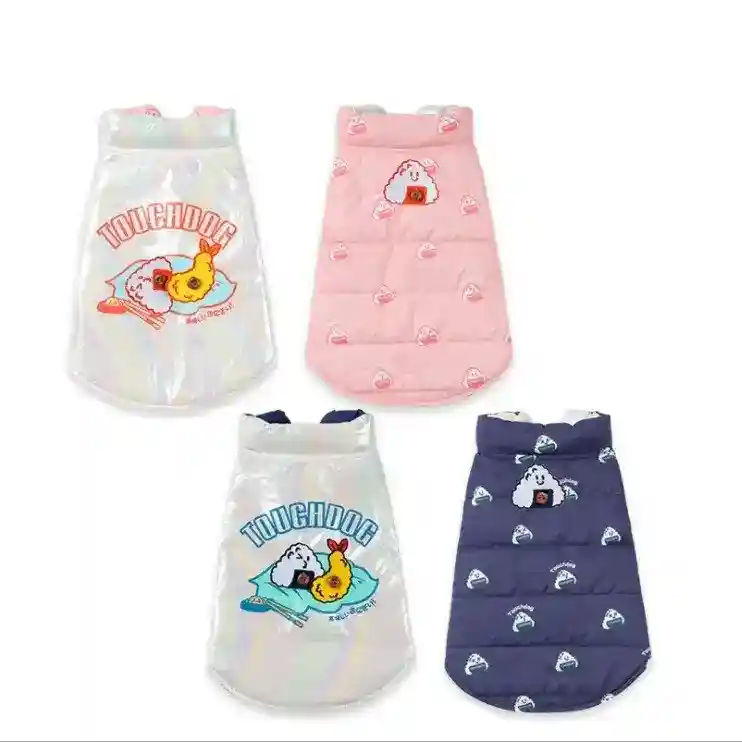 Cappottino Impermeabile Double Face Rice per Cani e Gatti - immagine 3