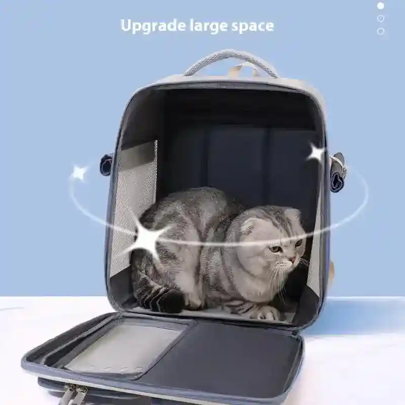 Zaino Trasportino per Gatti - Antigraffio e Idrorepellente - immagine 6