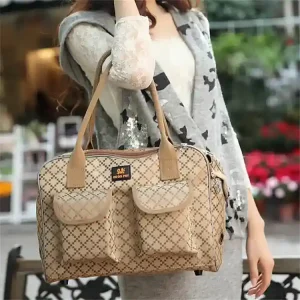 Borsa Trasportino Elegante "Venezia" per Cani e Gatti con Tracolla