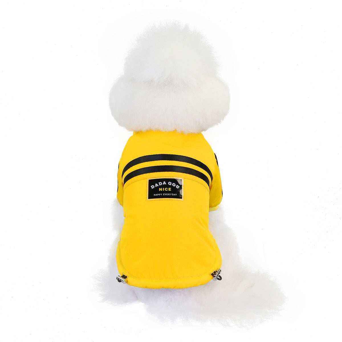 Cappottino per Cani "NICE" Antivento in Giallo o Rosa - Elegante e Funzionale - immagine 8