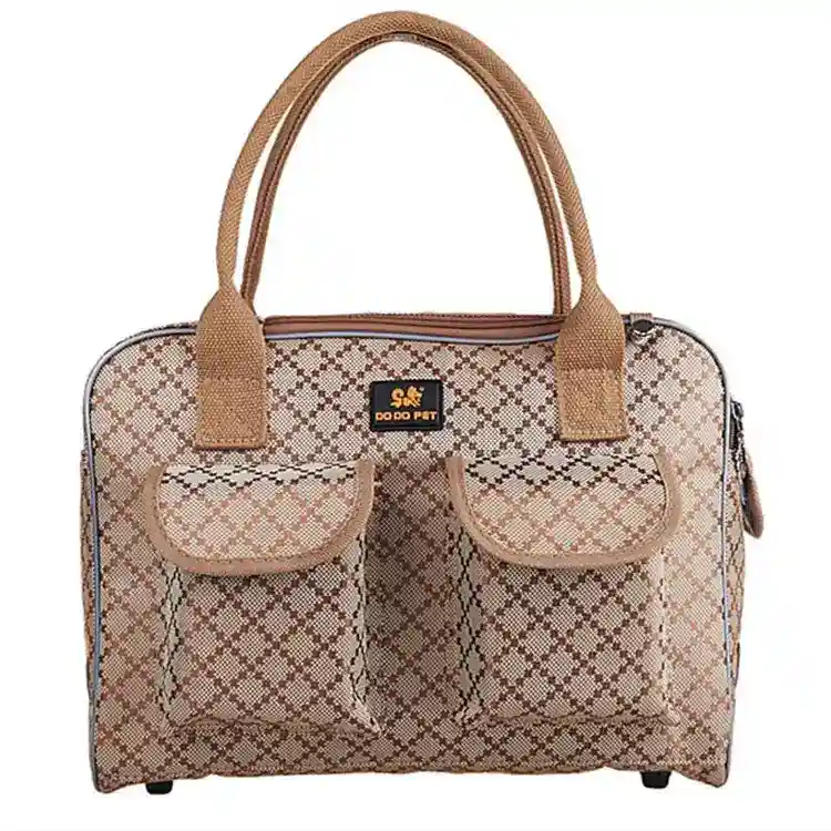 Borsa Trasportino Elegante "Venezia" per Cani e Gatti con Tracolla - immagine 5