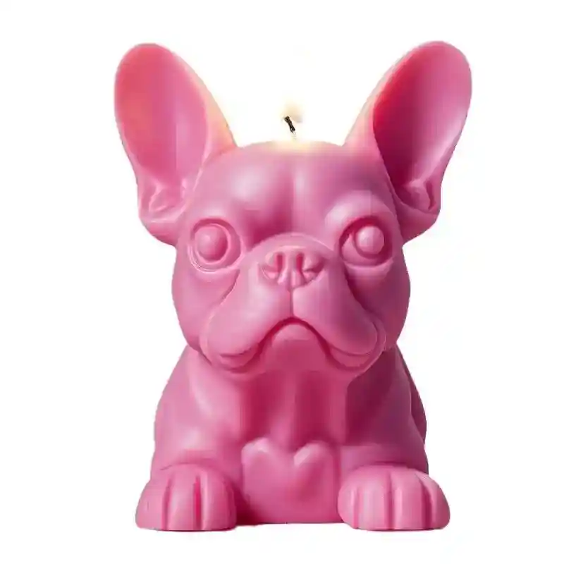 Candela Bulldog Decorativa – Idea Regalo per Amanti dei Cani - immagine 3