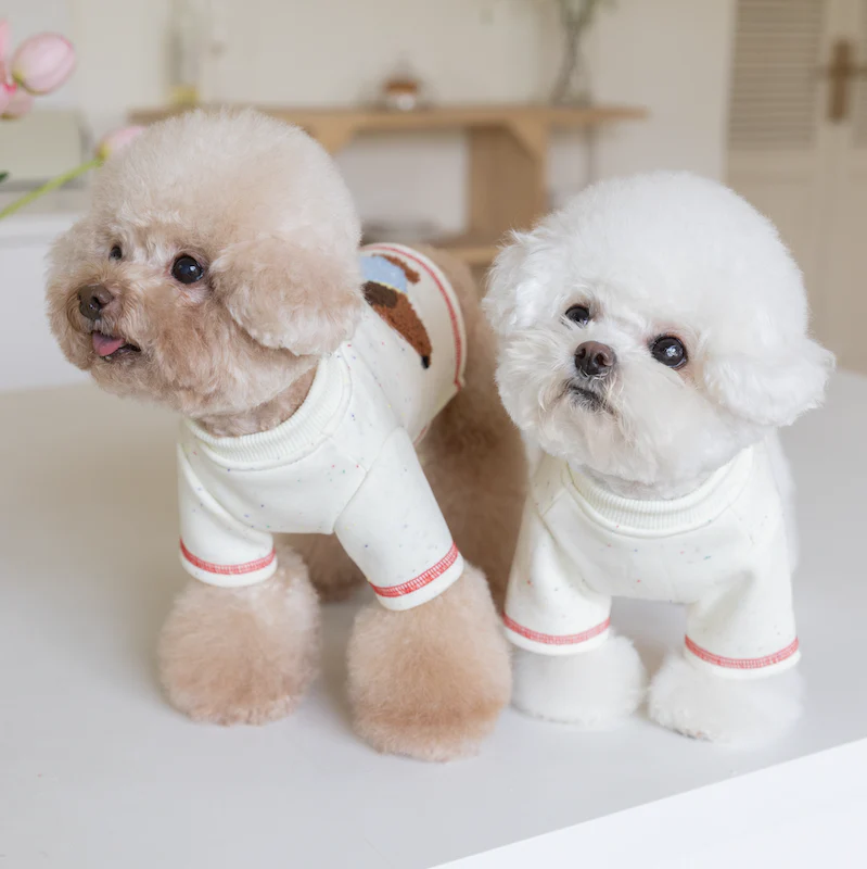 Cute Dachshund Printed Dog Cat Sweatshirt - immagine 5