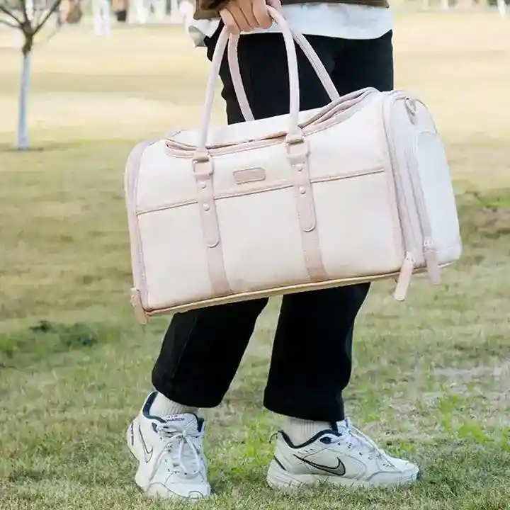 Borsa Trasportino Lusso Pieghevole Cani Gatti | Similpelle "Dorothy" - immagine 2