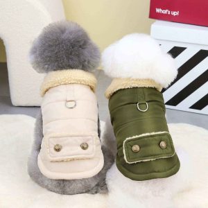 Cappottino Chill per Cani - Colletto Ecopelle, Stile Nordic