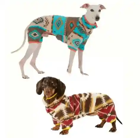 Dog Autumn And Winter Warm Thick Four-legged Pet Clothing - immagine 3