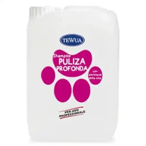 Tewua Shampoo per cani Professionale Pulizia Profonda Manti Molto Sporchi 10Lt - P21378