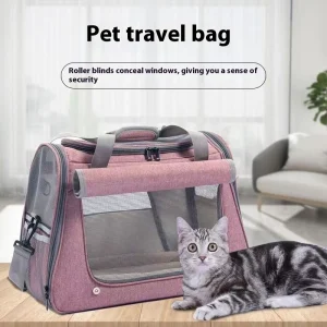 Borsa Trasportino per Cani e Gatti - Pieghevole e Traspirante