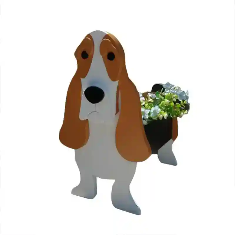 Fioriera Basset Hound per Giardino e Balcone - immagine 5