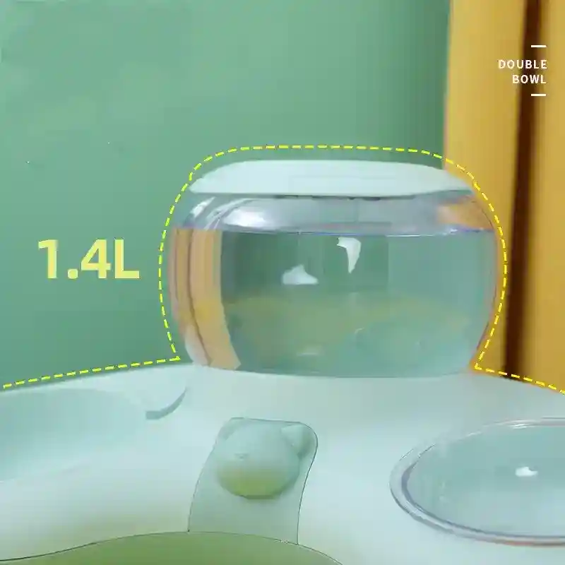 Ciotola doppia per cani di piccola taglia e gatti - Cheepet - immagine 6