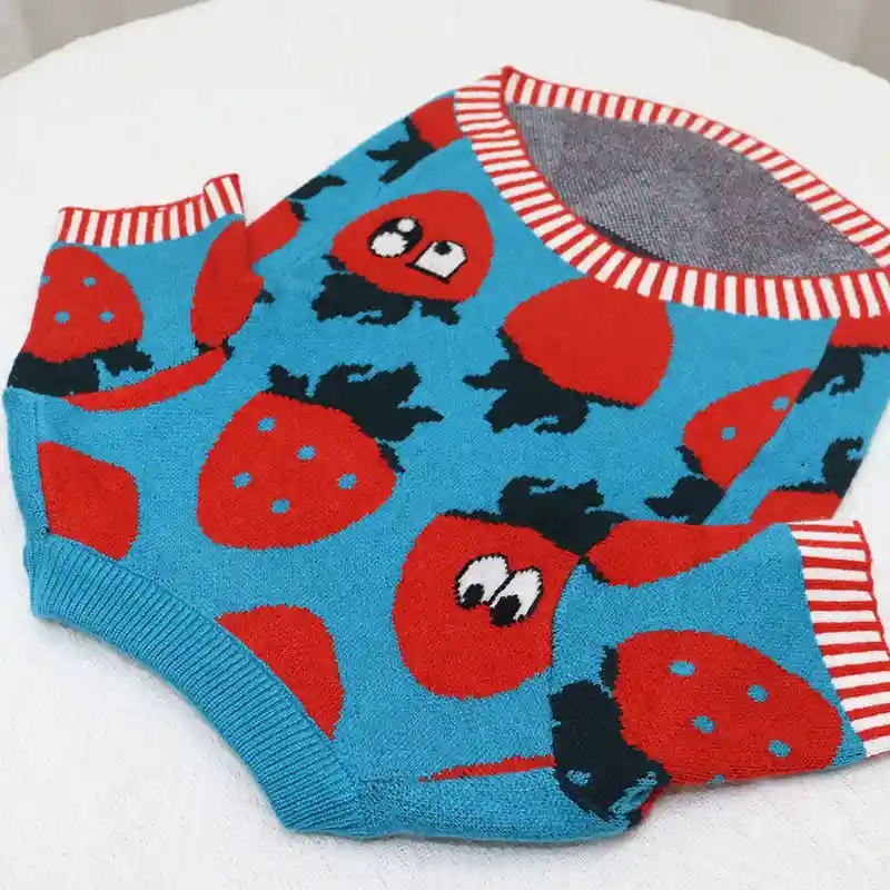 Maglione per Cani Fragola - Caldo e Divertente - immagine 4