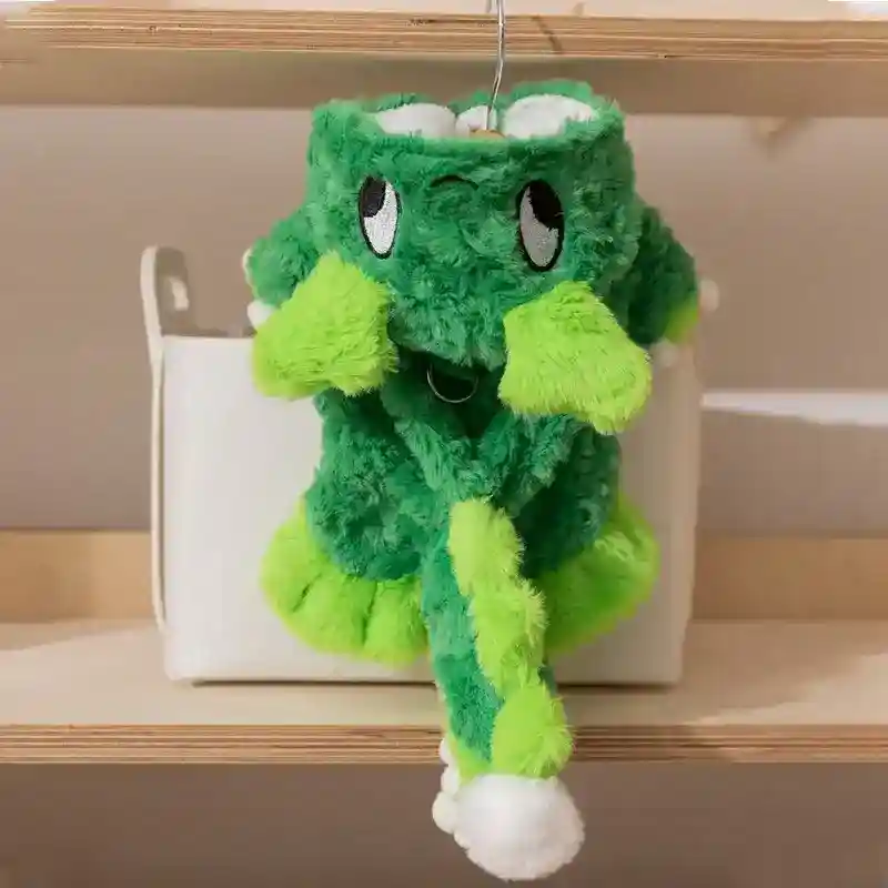 Cappotto Dinosauro per Cani con Cappuccio - Imbottito - immagine 2