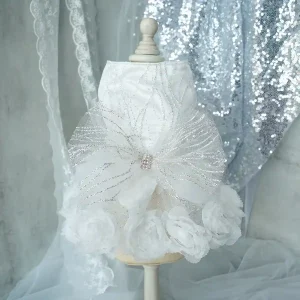 Vestito Sposa Cani Strass - Abito Elegante Matrimonio