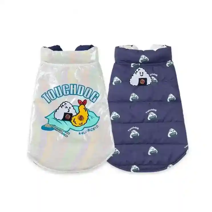 Cappottino Impermeabile Double Face Rice per Cani e Gatti - immagine 7