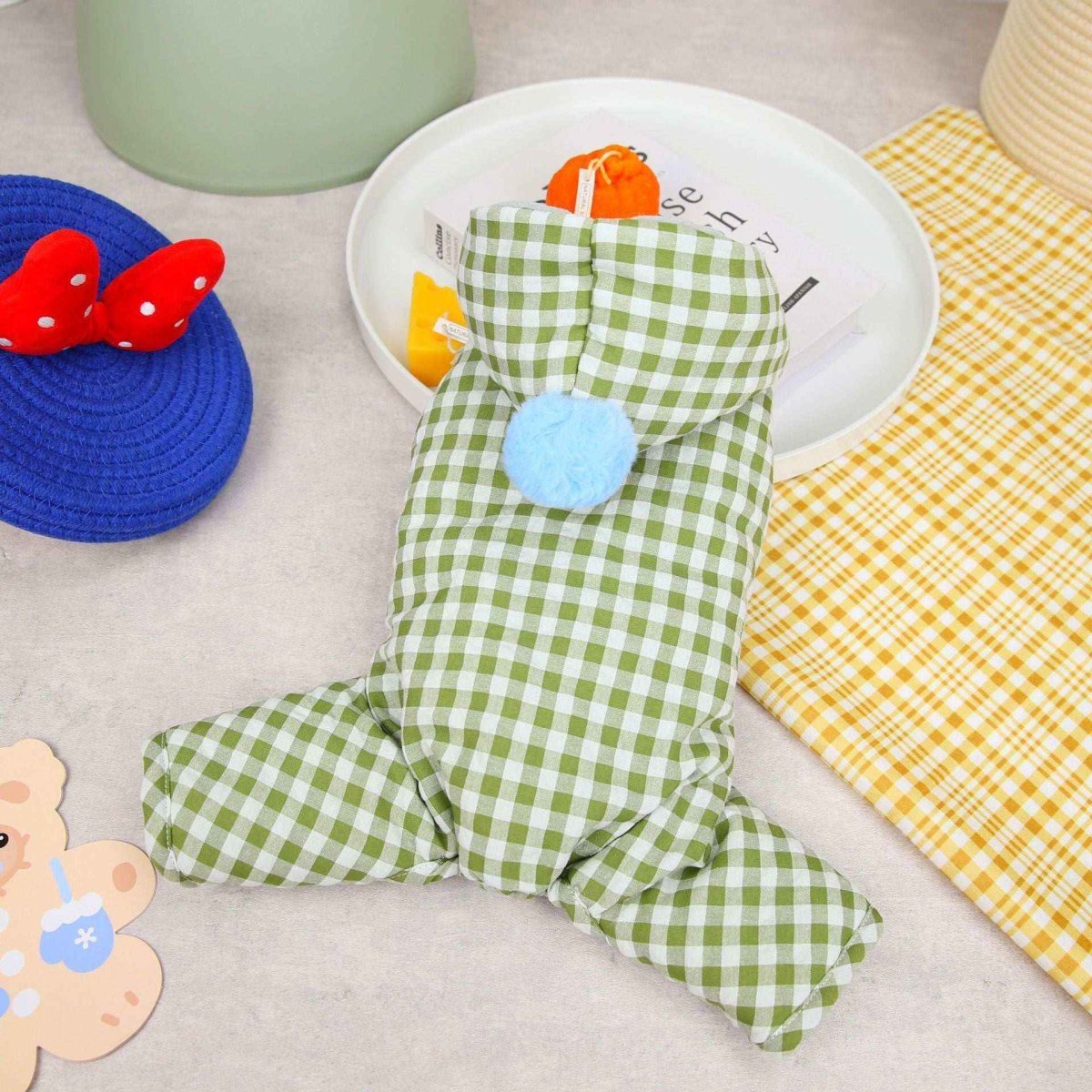 Cappottino per Cani Fantasia "Vichy" – Stile e Comfort per le Passeggiate Invernali - immagine 5