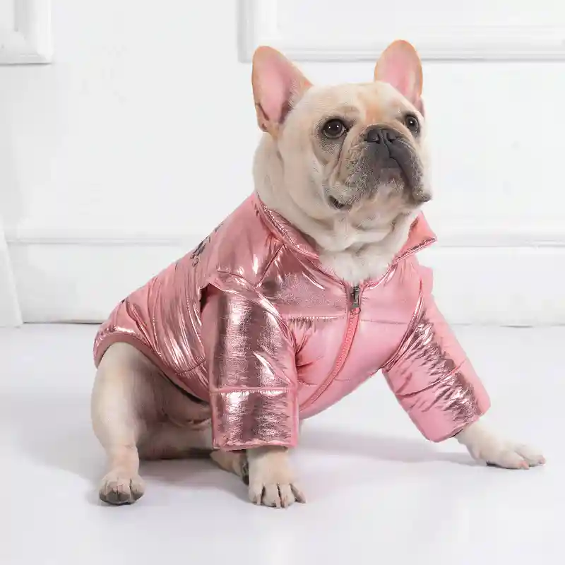 Cappotto Impermeabile Cani Bulldog Zip - Imbottito - immagine 6