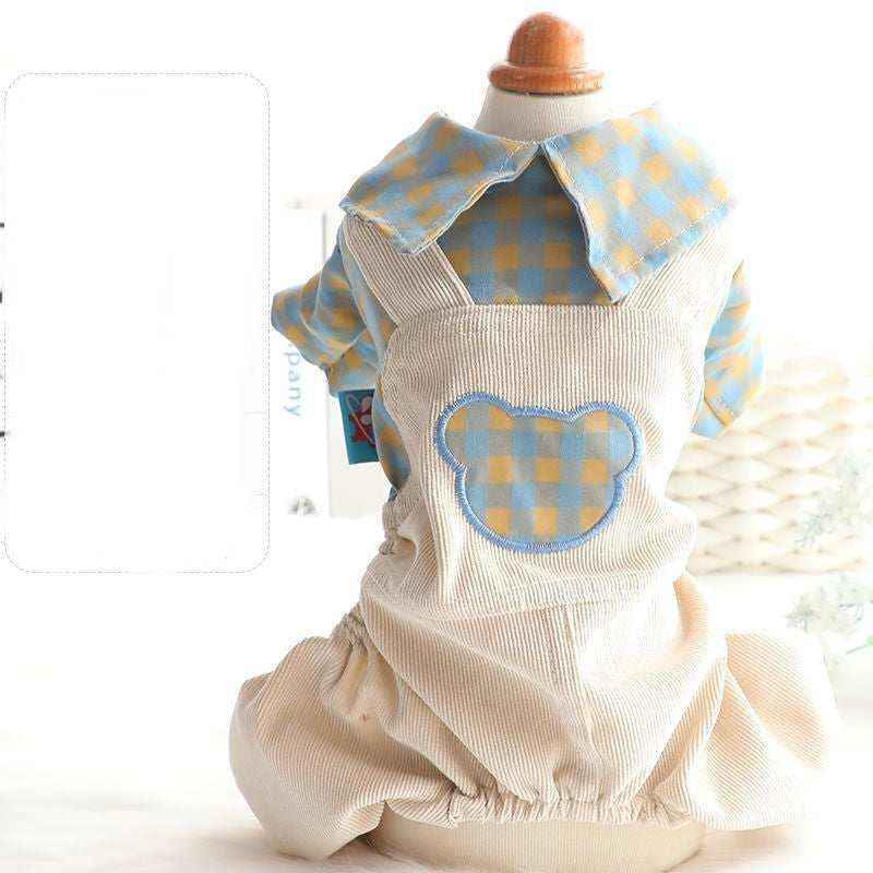 Tutina per Cani di Piccola Taglia con Ricamo "Romantica Salopette" - immagine 8