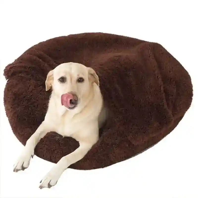 Cuccia a Ciambella Morbida per Cani - Modello NUVOLA 2.0 con Copertina - immagine 6