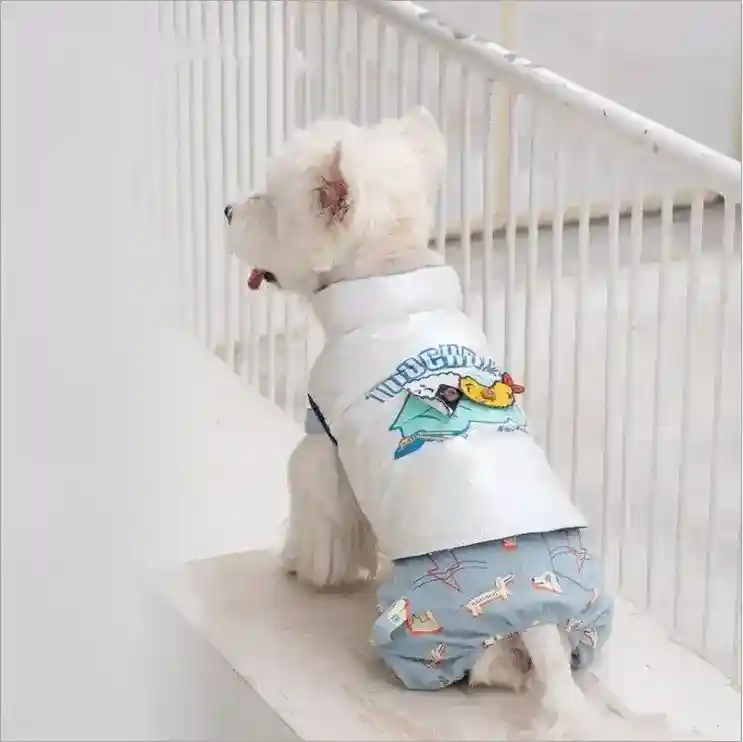 Cappottino Impermeabile Double Face Rice per Cani e Gatti - immagine 2