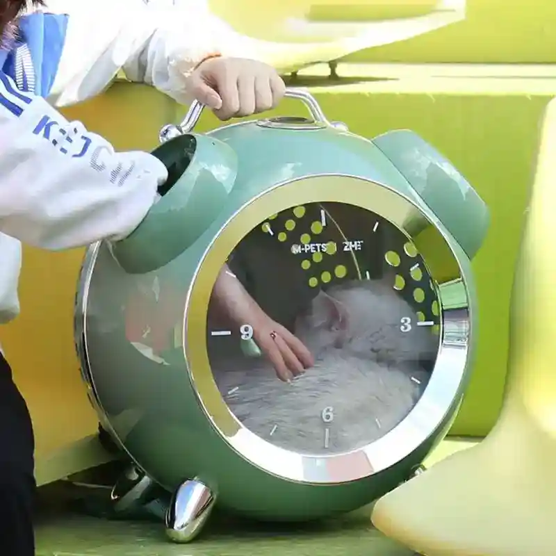 Trasportino Rigido Sveglia con Termometro e Oblò Removibile - immagine 4