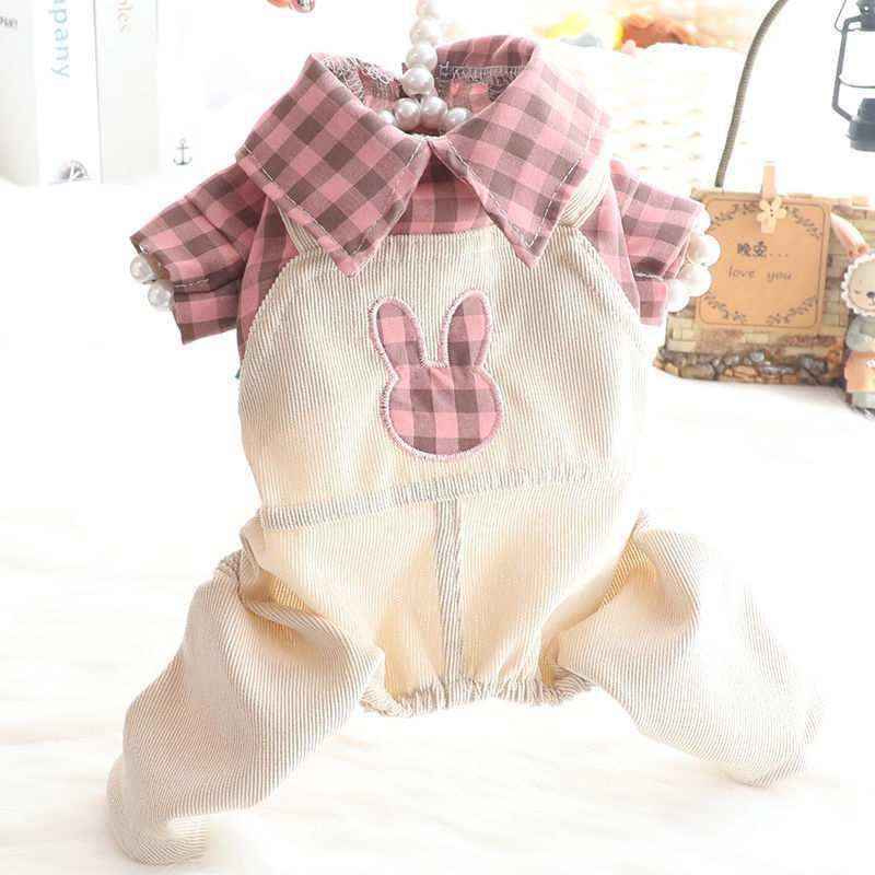 Tutina per Cani di Piccola Taglia con Ricamo "Romantica Salopette" - immagine 4