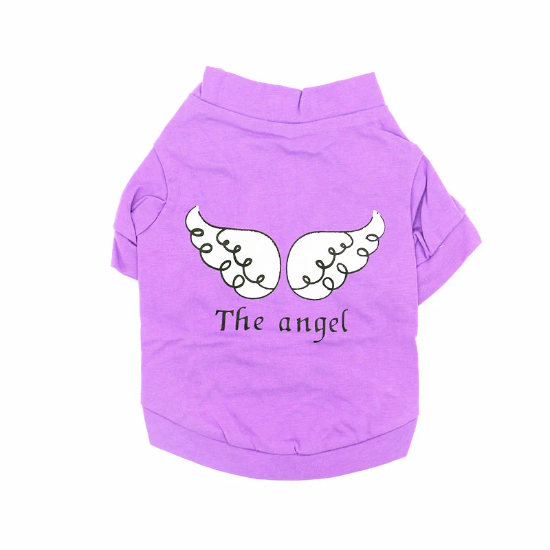 Angel Printed Dog Cat T-shirt - immagine 6