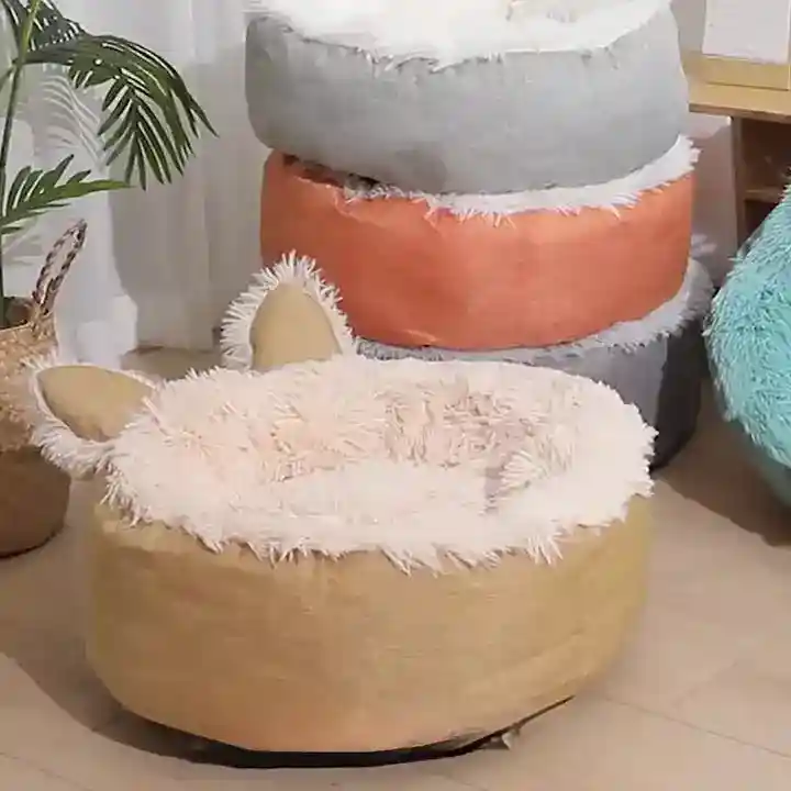 Cuccia Ears per Gatti - Morbida Tana Circolare con Orecchie - immagine 6