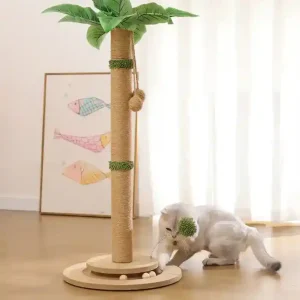 Tiragraffi a Palma per Gatti - Corda Canapa Naturale