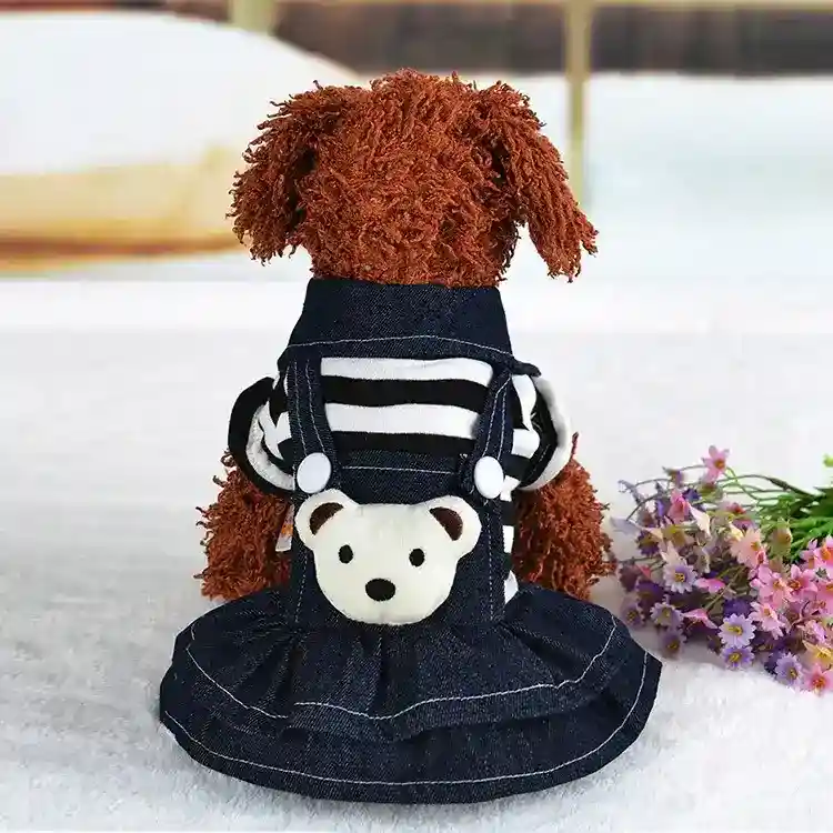 TeddyStyle - Vestitino Elegante per Cani con Salopette o Gonnellina - immagine 9